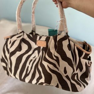 NEW Kate spade baby bag with tag zebra patterns